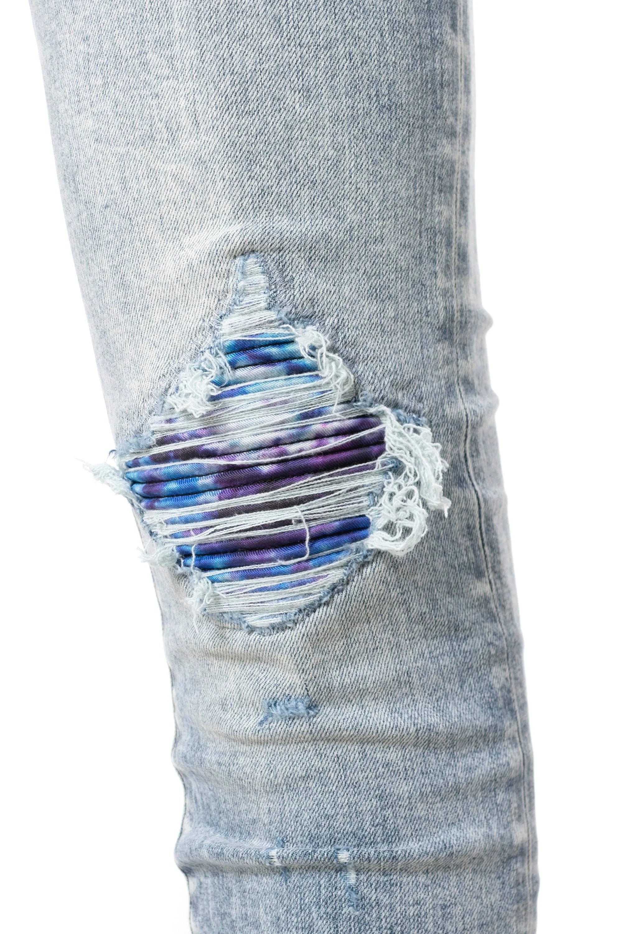 Amiri Tie Dye MX1 'Stone Indigo'