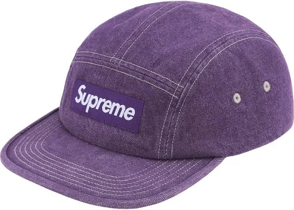 Supreme Denim Camp Cap (SS25) Purple