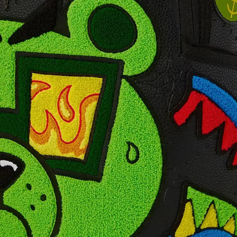 Colorful Money Bear Cheneille DLXSV Backpack