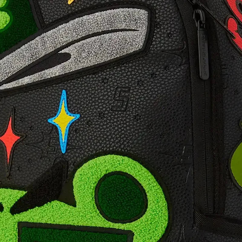 Colorful Money Bear Cheneille DLXSV Backpack