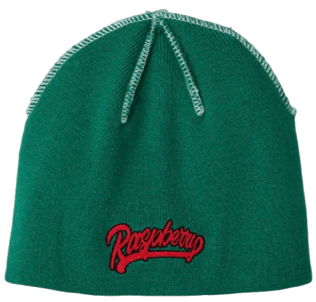 Gold+ Vintage Raspberry Hills Swoosh Beanie