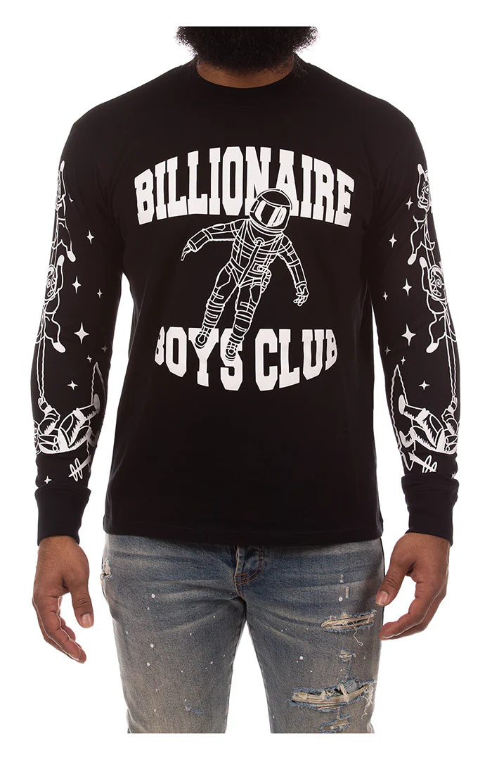 BB gravity ls knit - White
