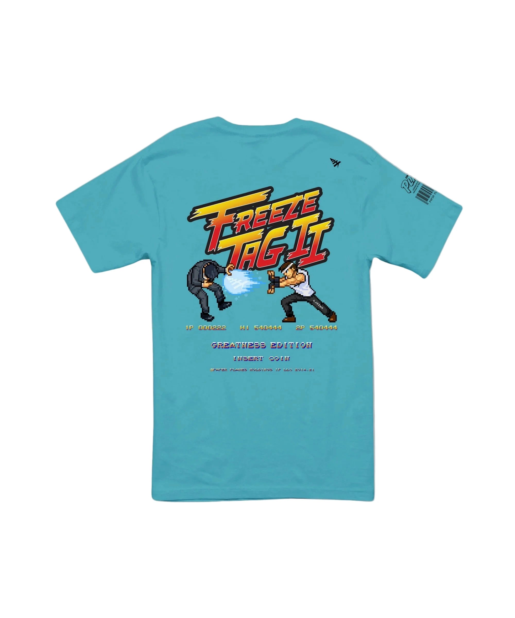 Paper Planes Tee Shirt - Freeze Tag (blue)