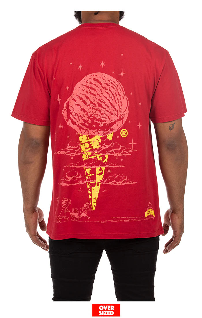 ICECREAM ICECREAM out of this world s/s tee (oversized) - chili pepper