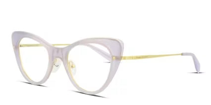 Alexander McQueen Cat-Eye Frame Purple/Clear
