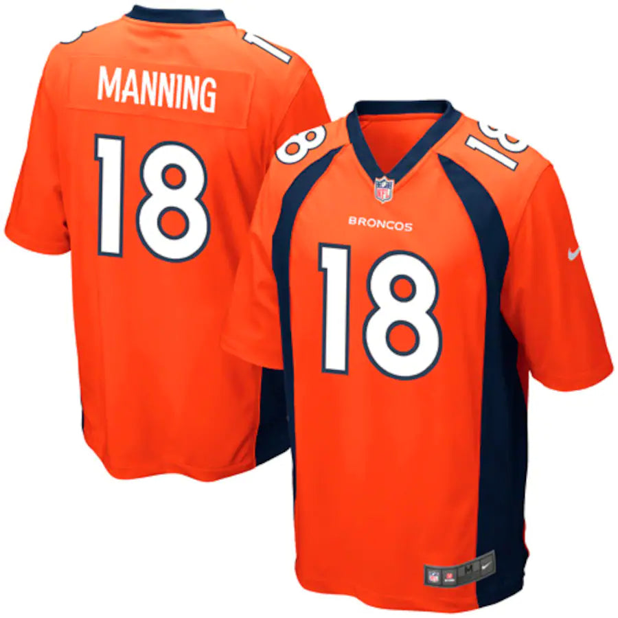 Denver Broncos Peyton Manning Nike Orange Team Color Game Jersey (kids)